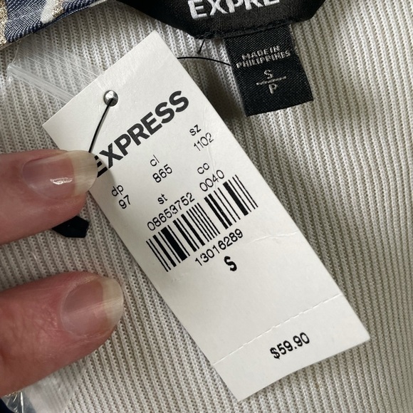 Nwt Express striped blouse - Picture 4 of 5